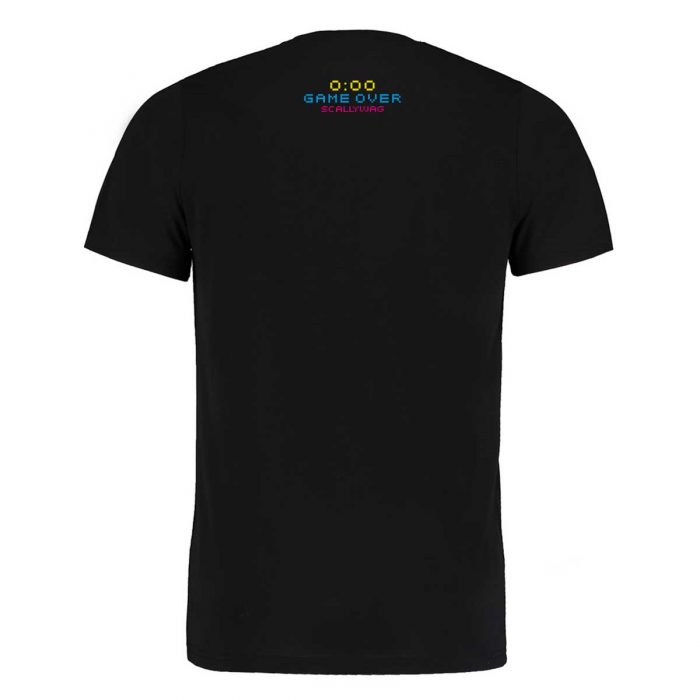 Eishockey T-Shirt von SCALLYWAG® Modell ARCADE Schwarz Rückseite