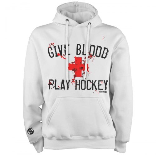 Eishockey Hoodie von SCALLYWAG® Modell GIVE BLOOD.