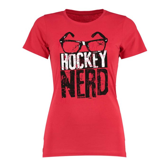 Eishockey T-Shirt von SCALLYWAG® Modell HOCKEYNERD Girls