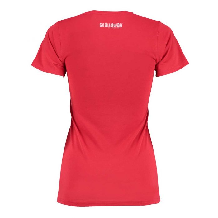 Eishockey T-Shirt von SCALLYWAG® Modell WYSIWYG Girls Rückseite