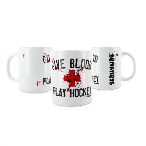 Eishockey Tasse von SCALLYWAG® Modell GIVE BLOOD