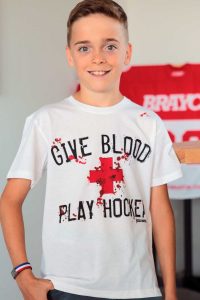 SCALLYWAG® HOCKEY T-Shirt Kids GIVE BLOOD