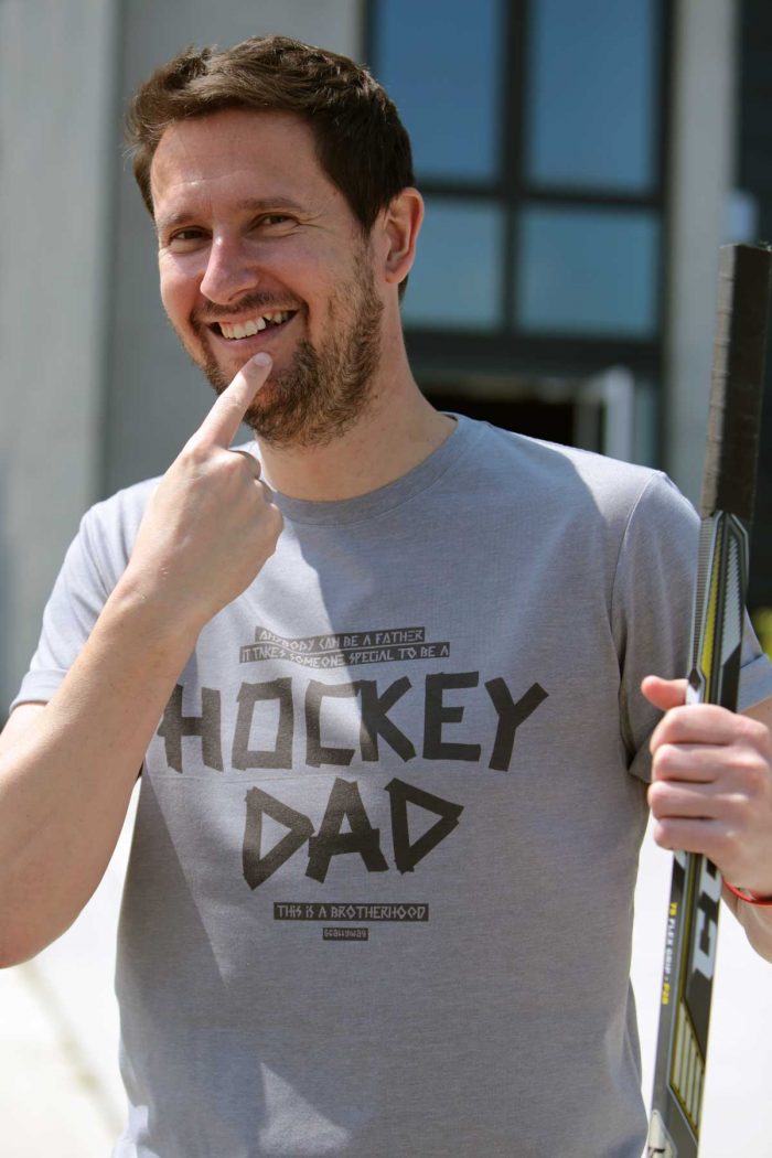 Spieler & Fans Eishockeypuck für Sammler SCALLYWAG® Puck HOCKEY DAD 