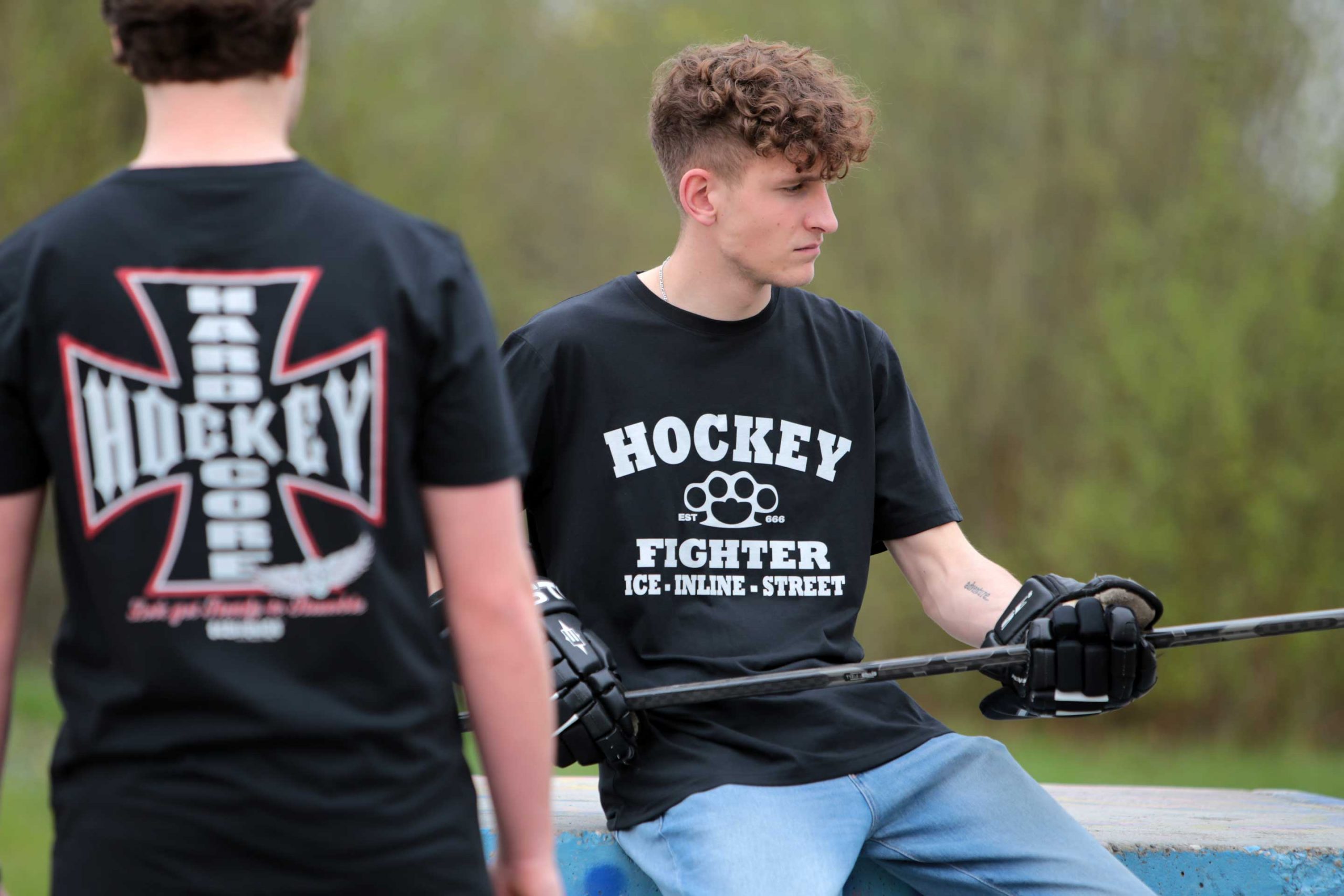 SCALLYWAG® Eishockey T-Shirt Hockeyfighter