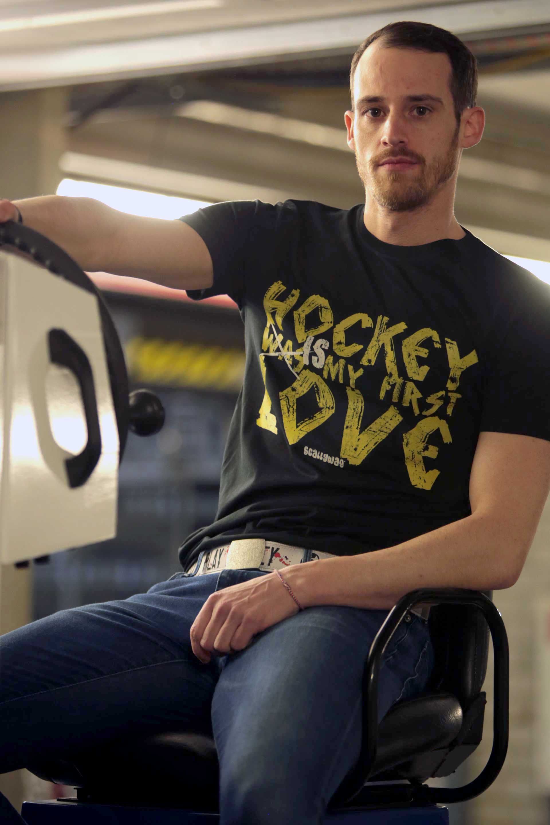 Eishockey T-Shirt First Love mit Zamboni
